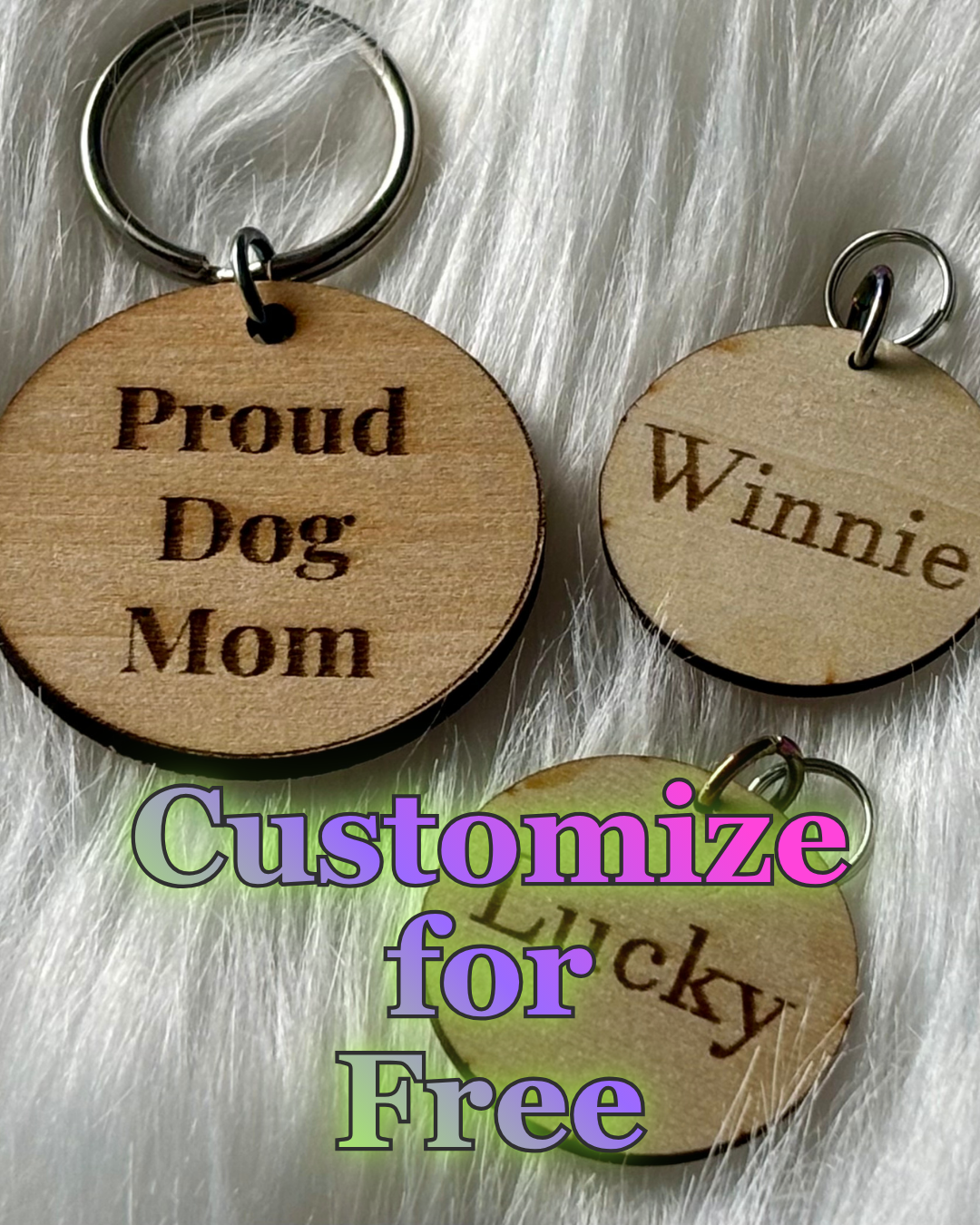 Pawsome Human Keychain